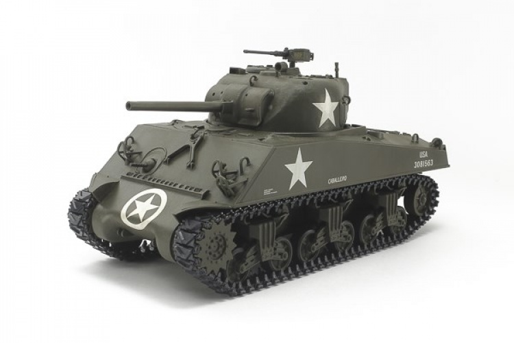 TAMIYA 1/35 R/C U.S. Medium Tank M4A3 Sherman (w/Control)