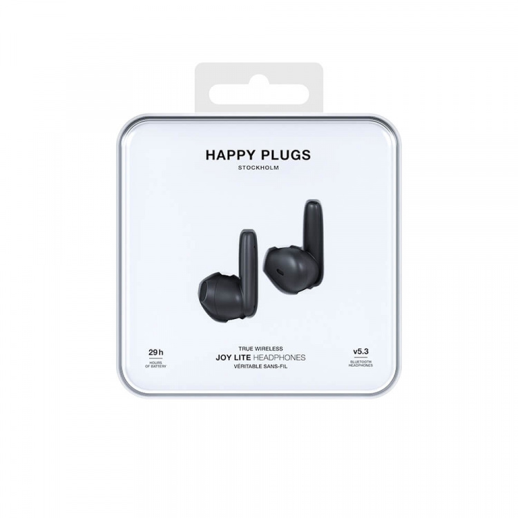 Happy Plugs Kuuloke Joy Lite In-Ear TWS Musta Happy Plugs Kuuloke Joy Lite In-Ear TWS Musta