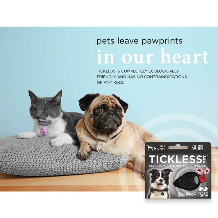 TICKLESS Tick Repellent Pet Black