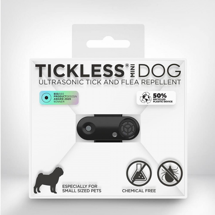 TICKLESS Tick Repellent Mini Dog Black