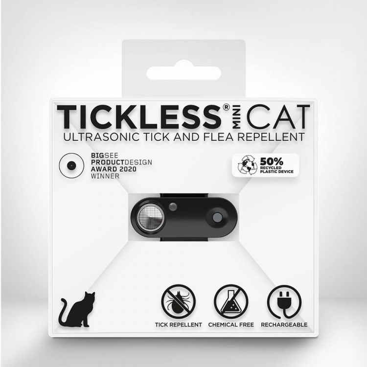 TICKLESS Tick Repellent Mini Cat Black