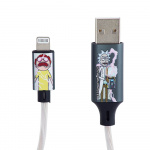 RICK&MORTY USB A to Lightning Light-Up 1.2m RICK&MORTY USB A to Lightning Light-Up 1.2m