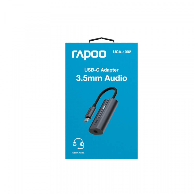 Rapoo USB-C Adapter UCA-1002 USB-C to 3.5mm Audio Adapter Rapoo USB-C Adapter UCA-1002 USB-C to 3.5mm Audio Adapter
