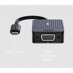 Rapoo USB-C Adapter UCA-1003 USB-C to VGA Adapter