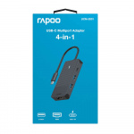 Rapoo USB-C Multiport UCM-2001 4-in-1 USB-C Adapter Rapoo USB-C Multiport UCM-2001 4-in-1 USB-C Adapter