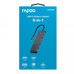 Rapoo USB-C Multiport UCM-2002 6-in-1 USB-C Adapter Rapoo USB-C Multiport UCM-2002 6-in-1 USB-C Adapter
