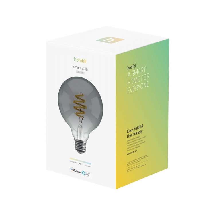 Hombli Smart Lampa Glödtråd E27 G95-Rök CCT Hombli Smart Lampa Glödtråd E27 G95-Rök CCT