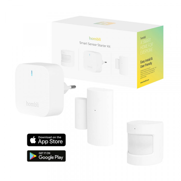HOMBLI Smart Bluetooth Sensor Starter Kit White HOMBLI Smart Bluetooth Sensor Starter Kit White