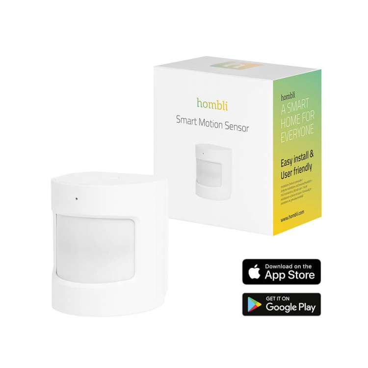Hombli Smart Bluetooth Sensor PIR Motion Sensor White Hombli Smart Bluetooth Sensor PIR Motion Sensor White