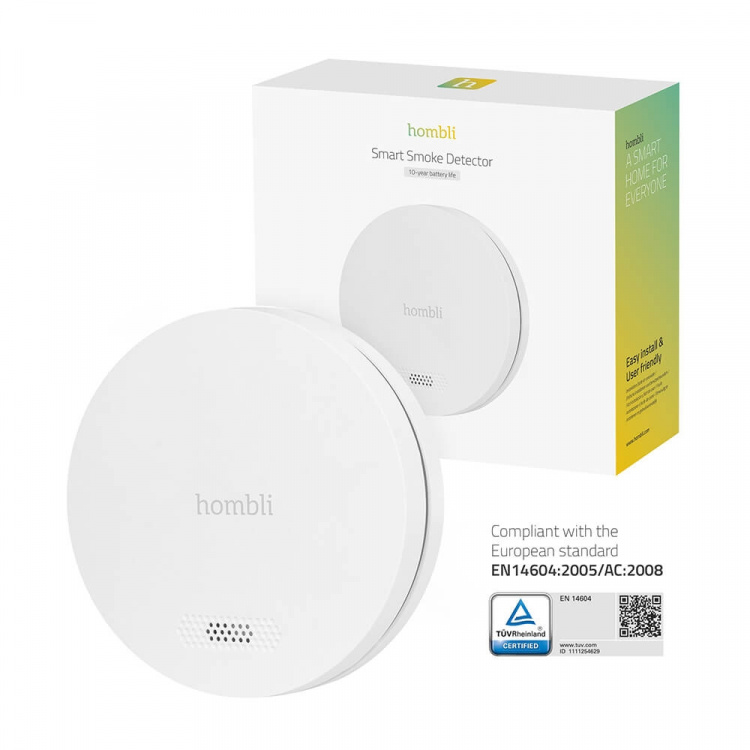 HOMBLI Smart Smoke Detector White