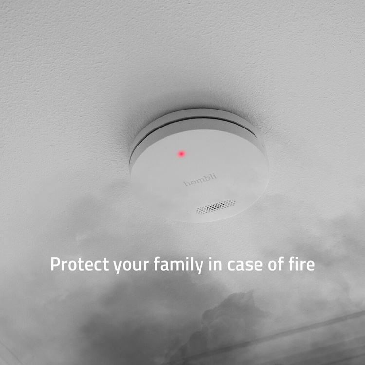 HOMBLI Smart Smoke Detector White