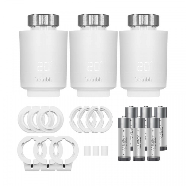 Hombli Smart Termostat Expansionspaket (2+1) Hombli Smart Termostat Expansionspaket (2+1)