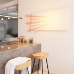 Hombli Smart Infraröd Panelvärmare Metall 700W Vit