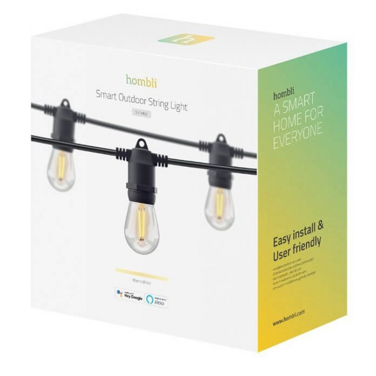 Hombli Smart Utomhus Ljusslinga 5m