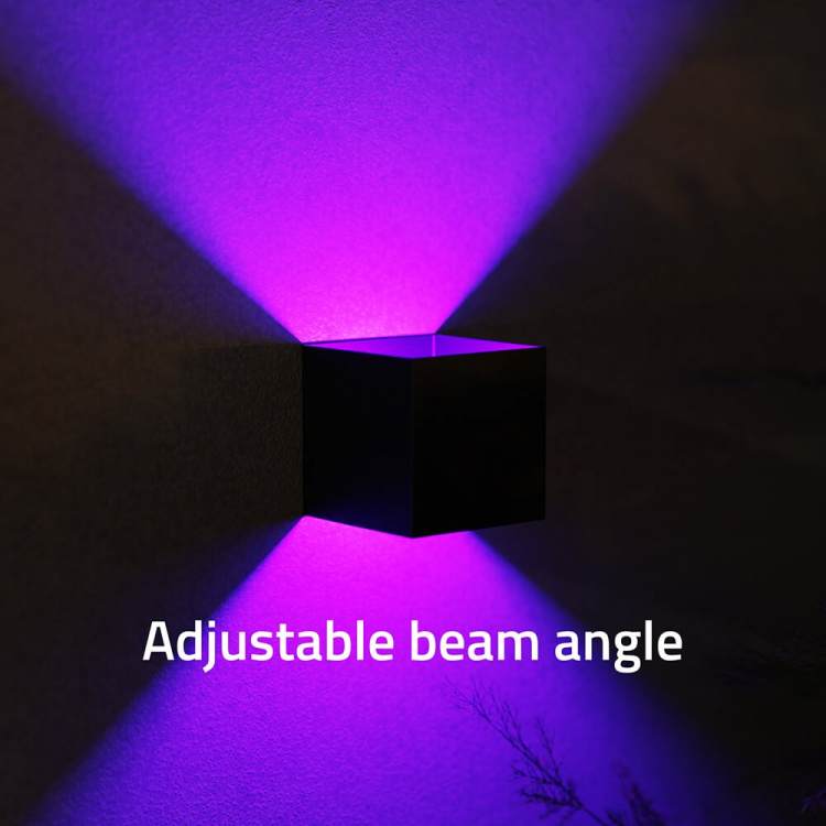 HOMBLI Outdoor Smart Light Wallmount RGB CCT Black