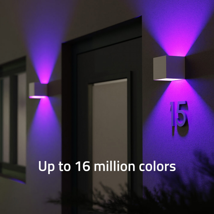 Hombli Outdoor Smart Light Wallmount RGB CCT White