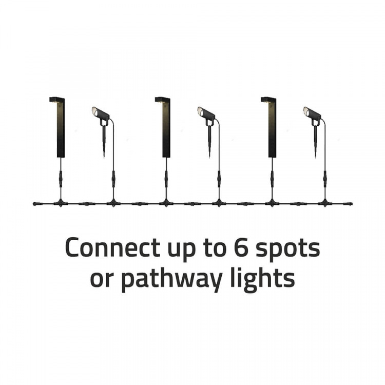 Hombli Outdoor Smart Spot Light 3-pack RGB CCT Black