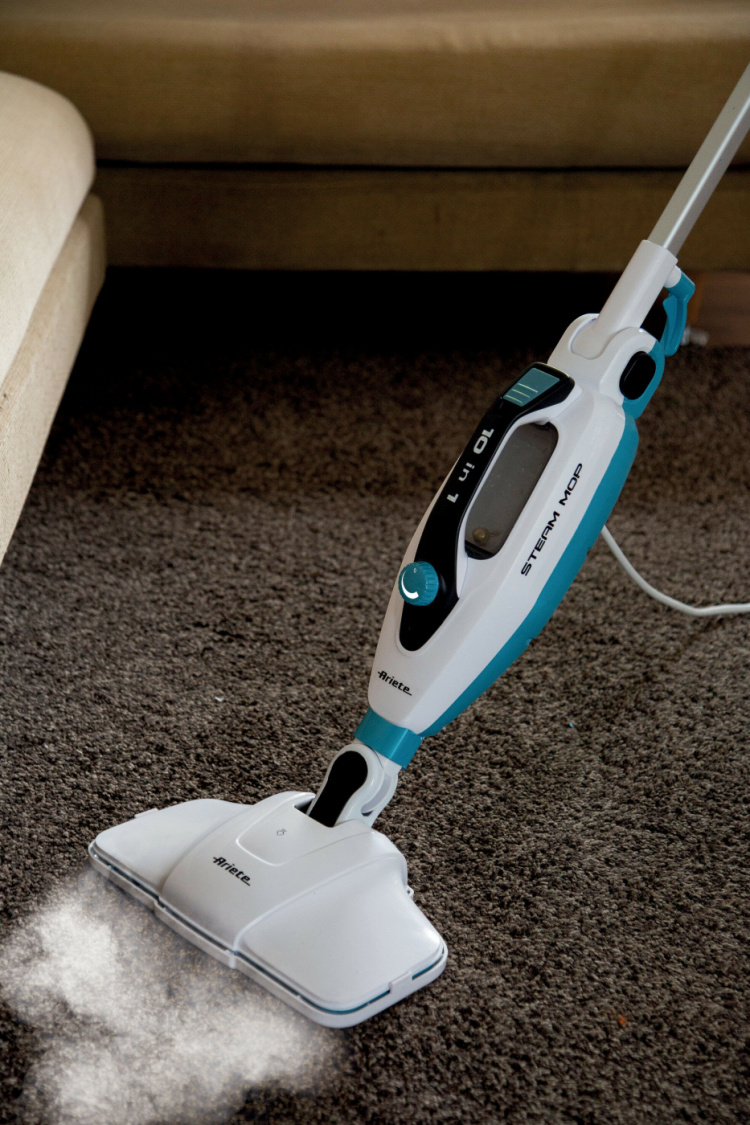 Ariete Steam Mop 10 In 1 Foldable- White/Blue- FYNDVARA 