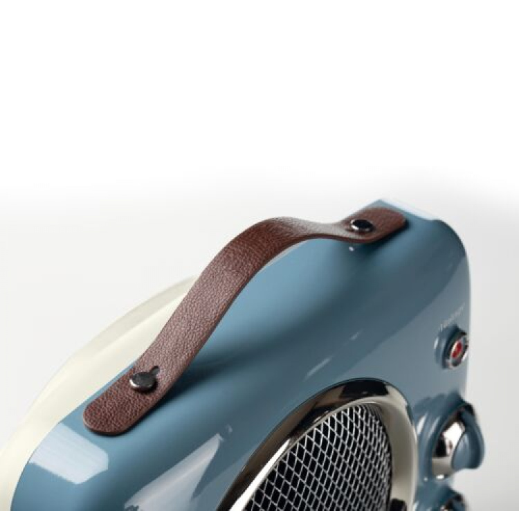 Ariete Vintage fan heater Retro 2000w, Blue