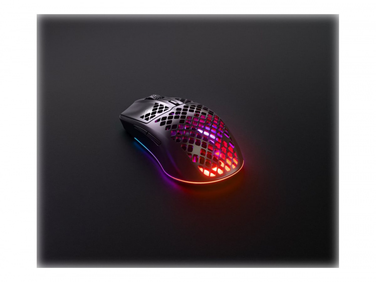 SteelSeries Aerox 3 2022 Edition Optisk Trådløs Kabling Sort