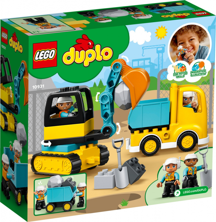 LEGO DUPLO Town 10931 - Kuorma-auto ja telakaivuri