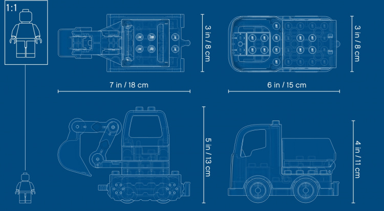 LEGO DUPLO Town 10931 - Kuorma-auto ja telakaivuri