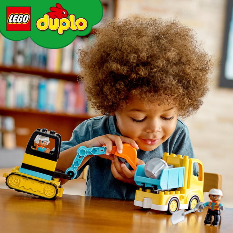 LEGO DUPLO Town 10931 - Kuorma-auto ja telakaivuri