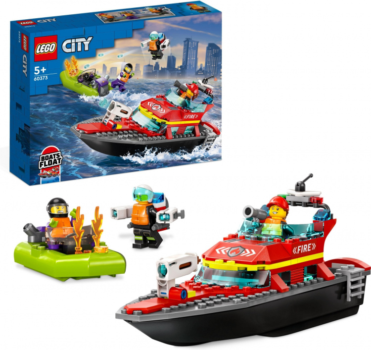 LEGO City Fire 60373 - Palokunnan pelastusvene LEGO City Fire 60373 - Palokunnan pelastusvene