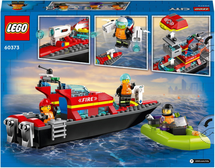 LEGO City Fire 60373 - Palokunnan pelastusvene LEGO City Fire 60373 - Palokunnan pelastusvene