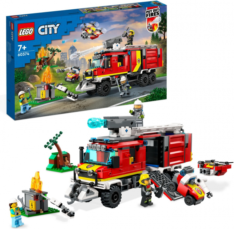 LEGO City Fire 60374 - Paloesimiehen paloauto LEGO City Fire 60374 - Paloesimiehen paloauto