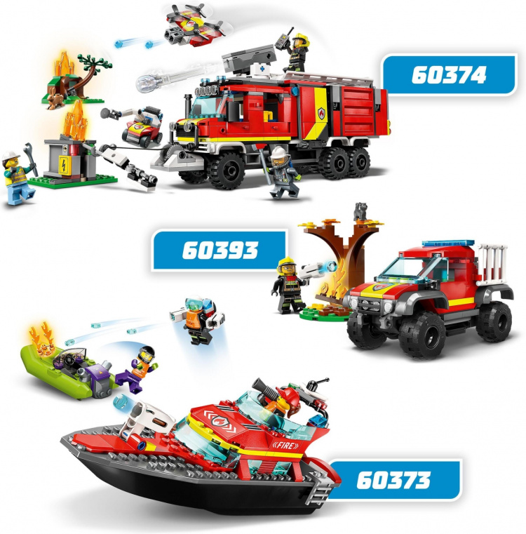 LEGO City Fire 60374 - Paloesimiehen paloauto LEGO City Fire 60374 - Paloesimiehen paloauto