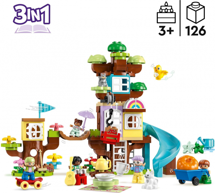 LEGO DUPLO Town 10993 - 3-in-1 Puumaja LEGO DUPLO Town 10993 - 3-in-1 Puumaja