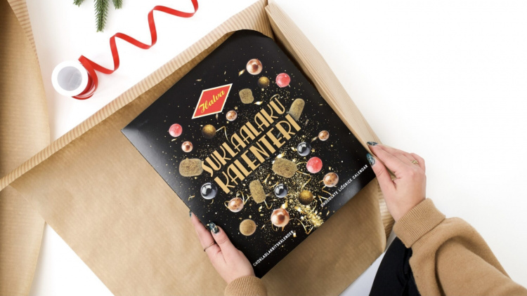 Halva Suklaalakukuula -joulukalenteri, 208 g