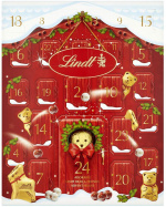 Nestle Lindt Teddy -joulukalenteri, 250 g