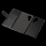 olennainen Samsung Galaxy S22 Ultra PU seinä,detac,3 kortti,Blk olennainen Samsung Galaxy S22 Ultra PU seinä,detac,3 kortti,Blk