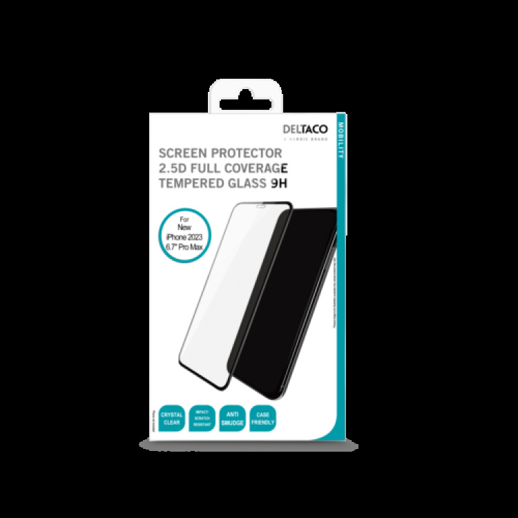 Deltaco Screen protector, iPhone 15 Pro Max