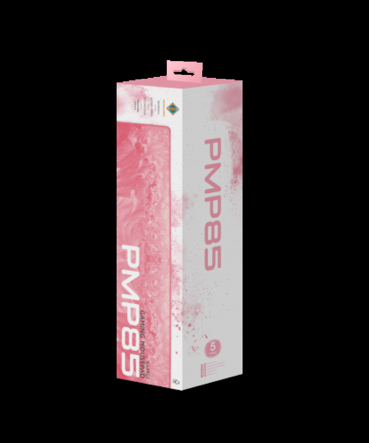deltaco_gaming PMP85 Mousepad, 900x400x4mm, stitched edges, pink