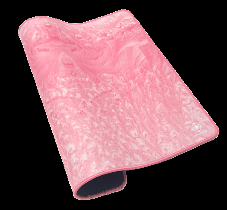 deltaco_gaming PMP80 Mousepad, 450x400x4mm, stitched edges, pink