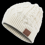 GADGETMONSTER Musiikkihattu, neulottu, valkoinen