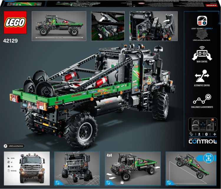 LEGO Technic 42129 - 4x4 Mercedes-Benz Zetros -kuorma-auto