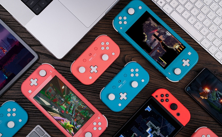 8BitDo Lite 2 -peliohjain, pinkki, Switch