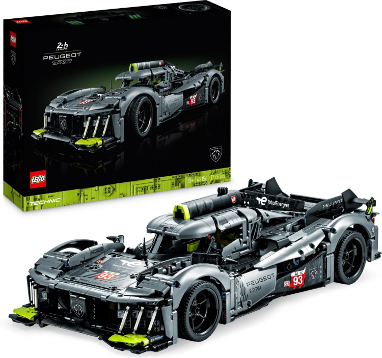 LEGO Technic 42156 - PEUGEOT 9X8 24H Le Mans Hybrid Hypercar LEGO Technic 42156 - PEUGEOT 9X8 24H Le Mans Hybrid Hypercar