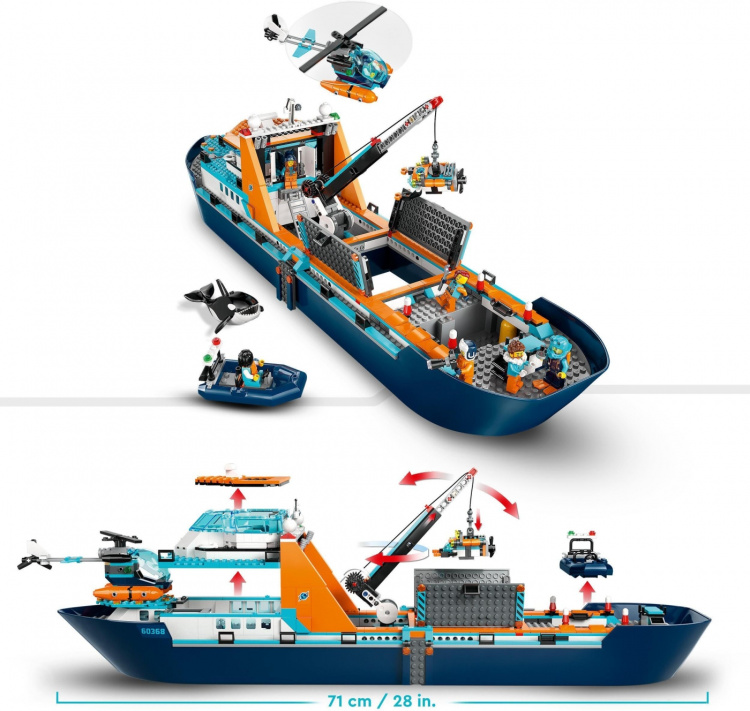 LEGO City Exploration 60368 - Arktinen tutkimusretkialus LEGO City Exploration 60368 - Arktinen tutkimusretkialus