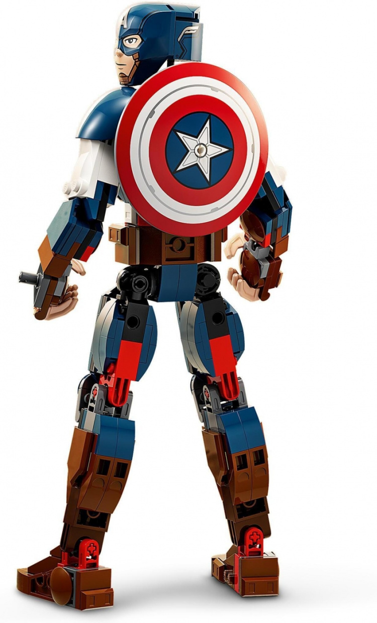 LEGO Super Heroes Marvel 76258 - Rakennettava Captain America ‑hahmo LEGO Super Heroes Marvel 76258 - Rakennettava Captain America ‑hahmo