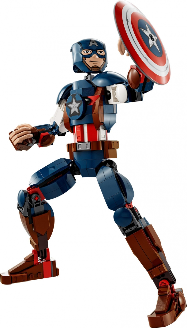 LEGO Super Heroes Marvel 76258 - Rakennettava Captain America ‑hahmo LEGO Super Heroes Marvel 76258 - Rakennettava Captain America ‑hahmo