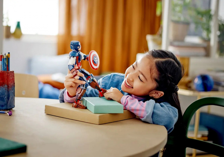 LEGO Super Heroes Marvel 76258 - Rakennettava Captain America ‑hahmo LEGO Super Heroes Marvel 76258 - Rakennettava Captain America ‑hahmo