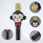 Maxlife Animal MX-100 - Bluetooth-karaokemikrofoni sisäänrakennetulla kaiuttimella, musta