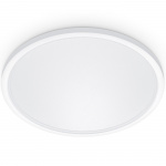 WiZ SuperSlim kattovalaisin, pyöreä, valkoinen, WiFi, 22 W, RGB, 2200-6500 K, 2600 lm