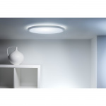 WiZ SuperSlim kattovalaisin, pyöreä, valkoinen, WiFi, 22 W, RGB, 2200-6500 K, 2600 lm