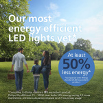 Philips LED E27 Normal 4W (60W) Frostad 840lm 2700K Energiklass A